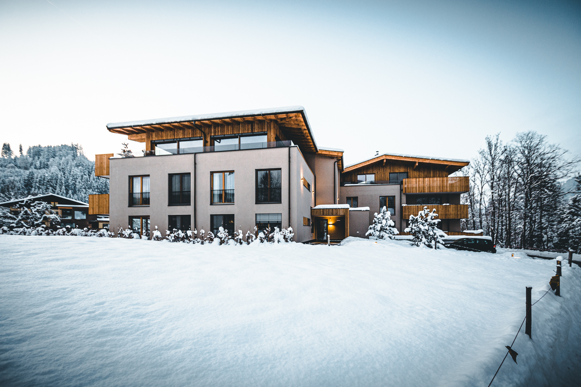 © christophstoeckl.com Wohnanlage Elsbethen - Architekt Stöckl Michael Westendorf Tirol